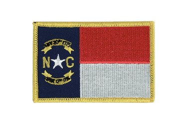 Aufnäher mit North Carolina Flagge