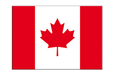 Canada Autocollant drapeau 7 x 10 cm, 5 pcs