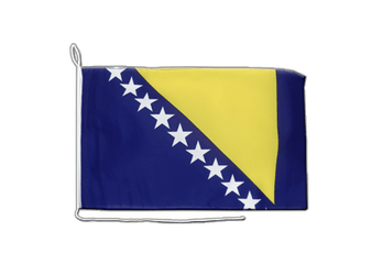 Bosnien Herzegowina Bootsflagge 30 x 40 cm