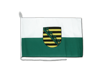 Sachsen Bootsflagge 30 x 40 cm