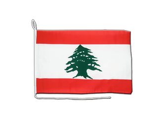 Drapeau Liban pour bateau - 30 x 40 cm