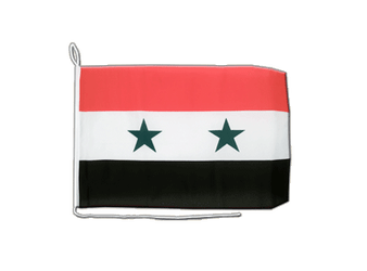 Syria Boat Flag 12x16"