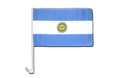 Argentina Car Flag 12x16"