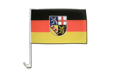 Saarland Car Flag 12x16"