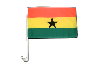 Car Flag Ghana - 12x16"