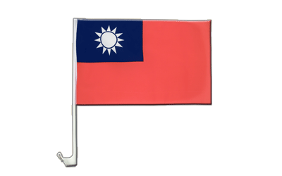 Taiwan Car Flag 12x16"