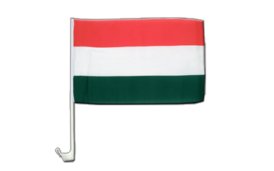Car Flag Hungary - 12x16"