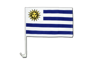 Uruguay Car Flag 12x16"