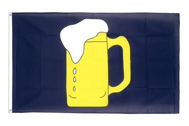 Bier Flagge - 150 x 250 cm groß