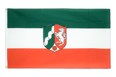 Rhenanie du Nord-Westphalie Grand drapeau 150 x 250 cm