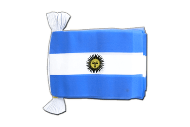 Argentinien Fahnenkette 15 x 22 cm