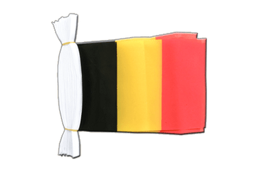 Belgique Guirlande fanion 15 x 22 cm