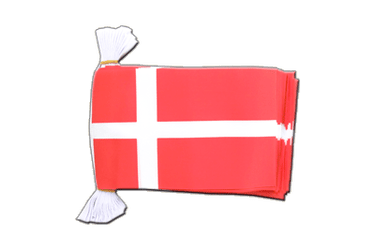 Denmark Flag Bunting 6x9", 9 m
