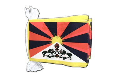 Tibet Fahnenkette 15 x 22 cm