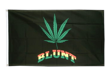Cannabis Blunt - Flagge 90 x 150 cm