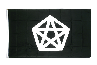 Pentagramme - Drapeau 90 x 150 cm