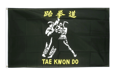 Taekwondo Tae Kwon Do - Flagge 90 x 150 cm