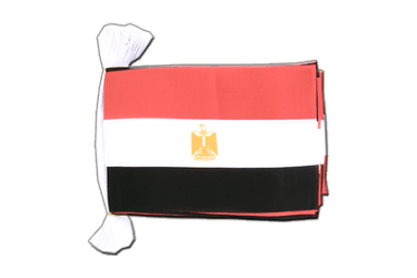 Fahnenkette Ägypten - 15 x 22 cm