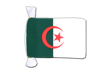 Fahnenkette Algerien - 15 x 22 cm