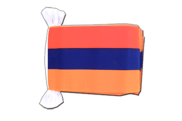 Armenien Fahnenkette 15 x 22 cm