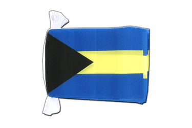 Bahamas Flag Bunting 6x9", 9 m