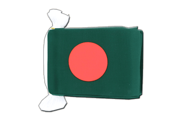 Bangladesch Fahnenkette 15 x 22 cm