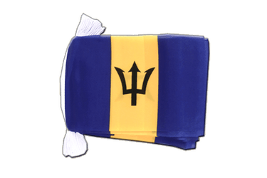 Fahnenkette Barbados - 15 x 22 cm