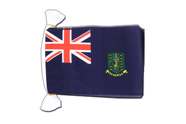 Îles Vierges britanniques Guirlande fanion 15 x 22 cm
