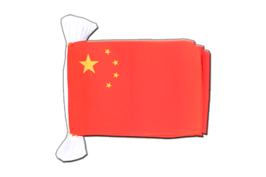 Chine Guirlande fanion 15 x 22 cm