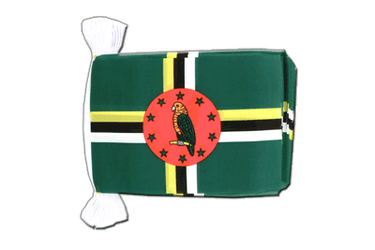 Dominica Flag Bunting 6x9", 9 m