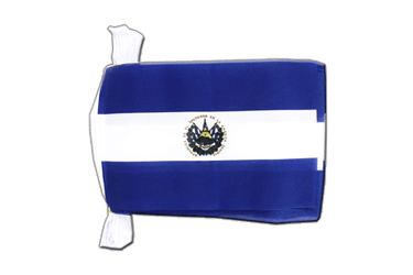 El Salvador Flag Bunting 6x9", 9 m