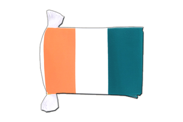 Flag Bunting Ivory Coast - 6x9", 9 m
