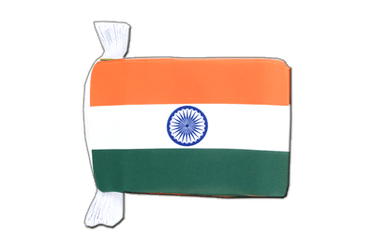 India Flag Bunting 6x9", 9 m