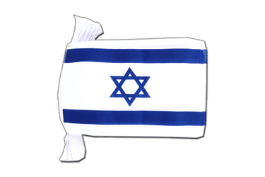 Israel Fahnenkette 15 x 22 cm