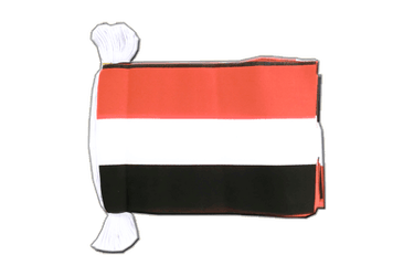 Yemen Flag Bunting 6x9", 9 m