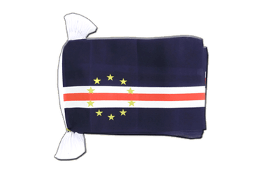 Cape Verde Flag Bunting 6x9", 9 m