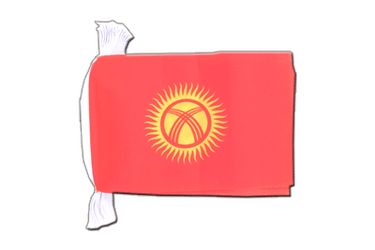 Flag Bunting Kyrgyzstan - 6x9", 9 m