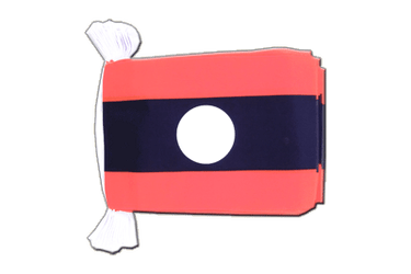 Flag Bunting Laos - 6x9", 9 m