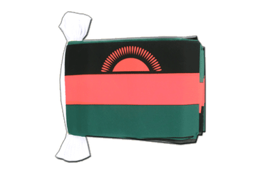 Malawi Fahnenkette 15 x 22 cm