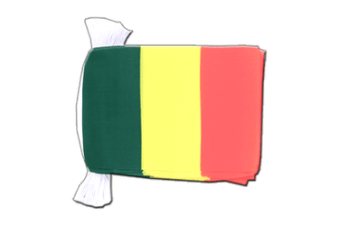 Mali Flag Bunting 6x9", 9 m