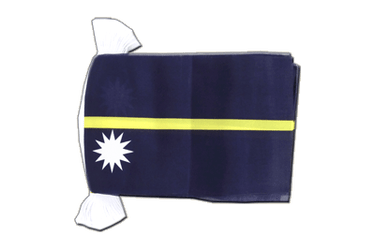 Fahnenkette Nauru - 15 x 22 cm