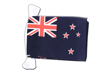 Nouvelle Zélande Guirlande fanion 15 x 22 cm