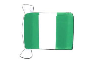 Nigeria Guirlande fanion 15 x 22 cm