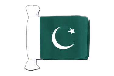 Pakistan Guirlande fanion 15 x 22 cm
