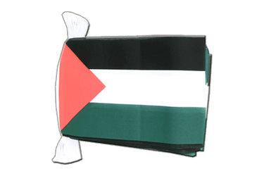 Palästina Fahnenkette 15 x 22 cm
