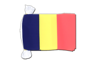 Rumänien Fahnenkette 15 x 22 cm