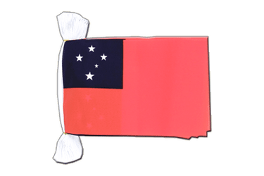 Flag Bunting Samoa - 6x9", 9 m