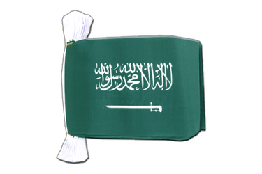 Saudi Arabien Fahnenkette 15 x 22 cm