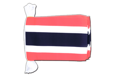Guirlande fanion Thaïlande - 15 x 22 cm