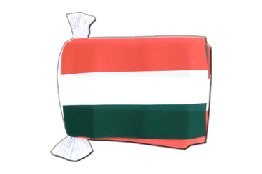 Hongrie Guirlande fanion 15 x 22 cm